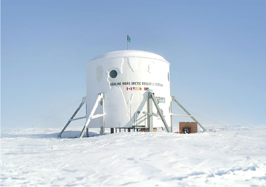 FMARS analogue station in the Arctic Circle